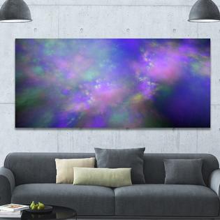 Design Art Designart Perfect Purple Starry Sky Extra Large