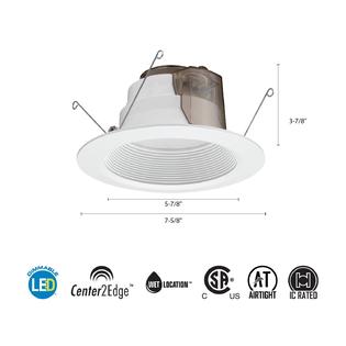 lithonia lighting 6bpmw led 27k 90cri m6 led white 6 inch recessed