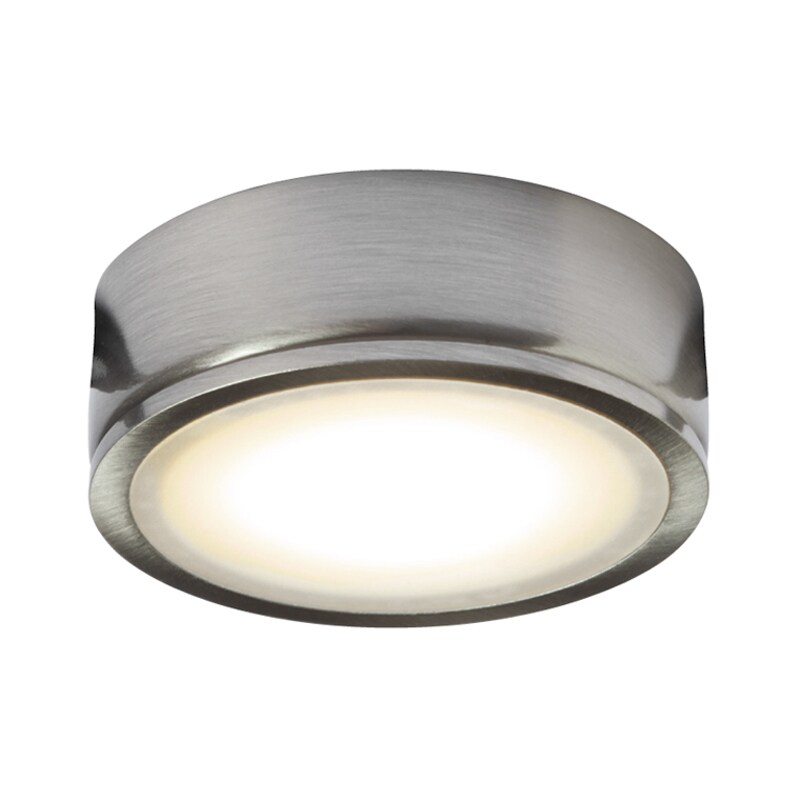 Hardwiring 120v Puck Lights Dals Lighting Usa 4 5w 120v Led Metal Finish Under Cabinet Puck Light White