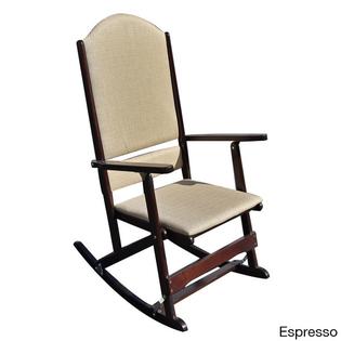 Arcadia Home Furnishings Aspen Natural Brown Wood Folding Rocking Chair