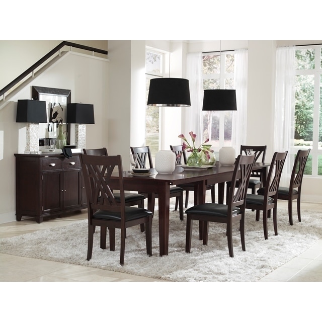 Simply Solid Dining Sets Collections Kmart Simply Solid Asha Wood 10 Piece Dining Collection