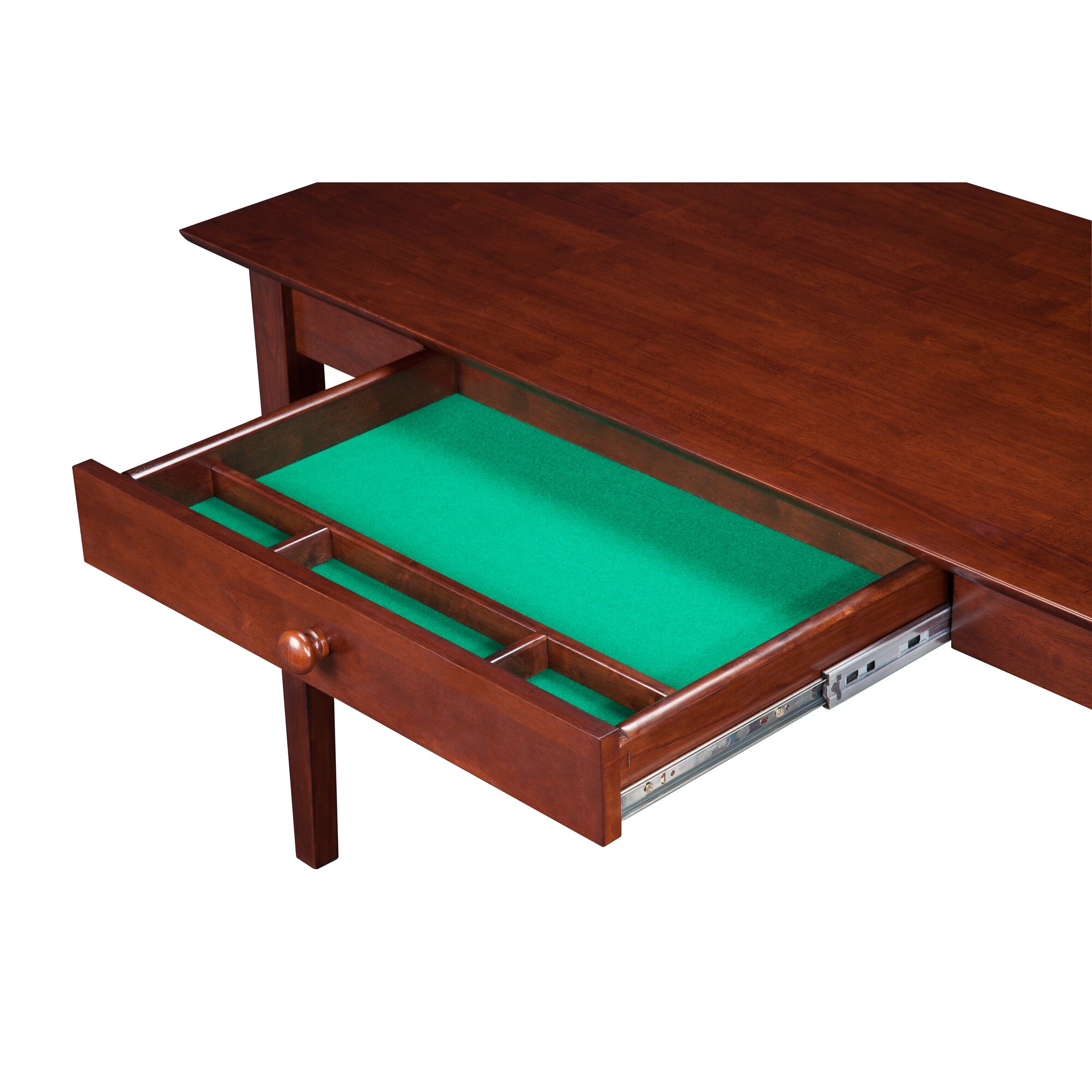 Atlantic Furniture Lexi Walnut Wood Desk With Drawer And Usb Atlantic Furniture Lexi Walnut Wood Desk With Drawer And Usb Charging Station
