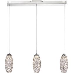 Silver Ceiling Lights Sears Quoizel Quoize Platinum Collection Infinity Island Polished Chrome 3 Light Chandelier Large