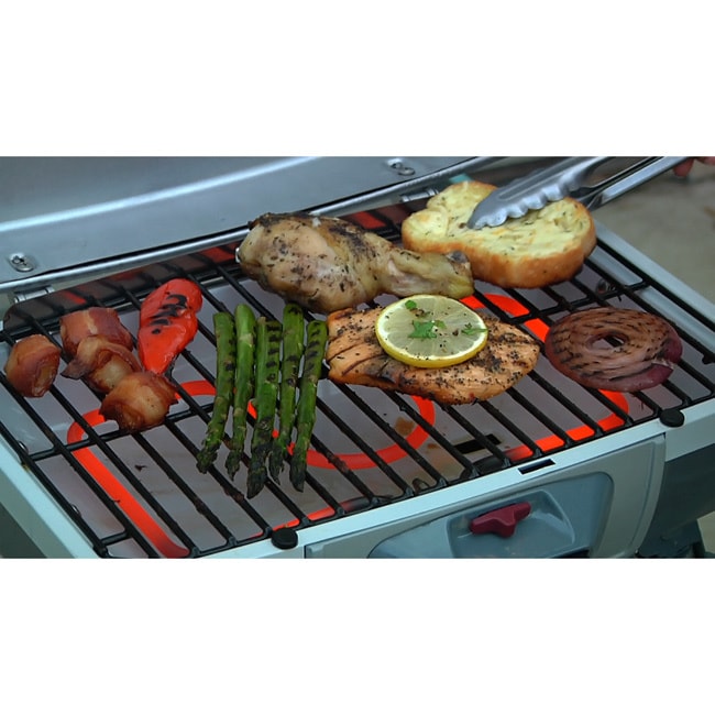 Cuisinart Ceg 980t Portable Grey Black Outdoor Electric Tabletop Cuisinart Ceg 980t Portable Grey Black