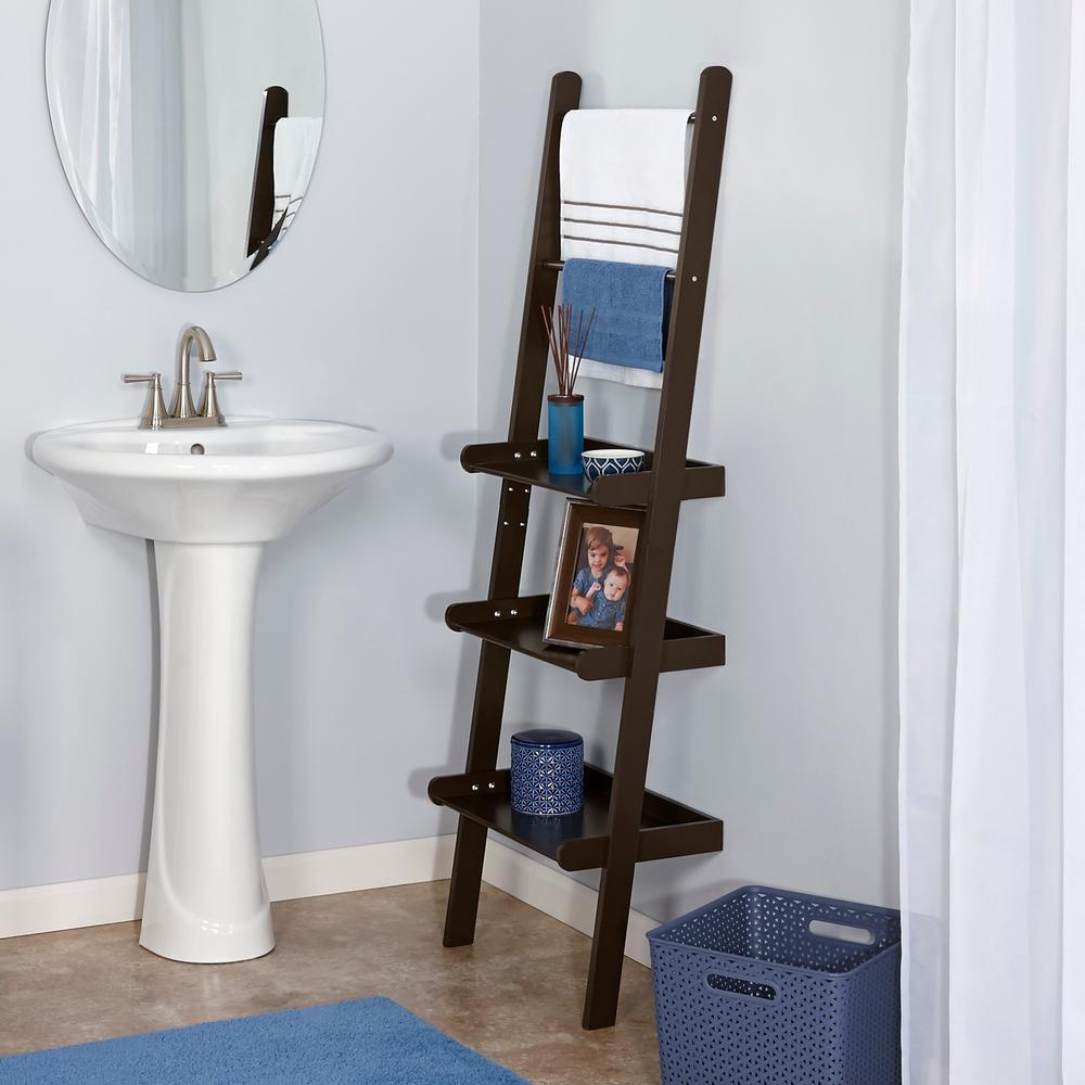 RiverRidge Home Products RiverRidge Home Ladder Shelf with Towel Bars