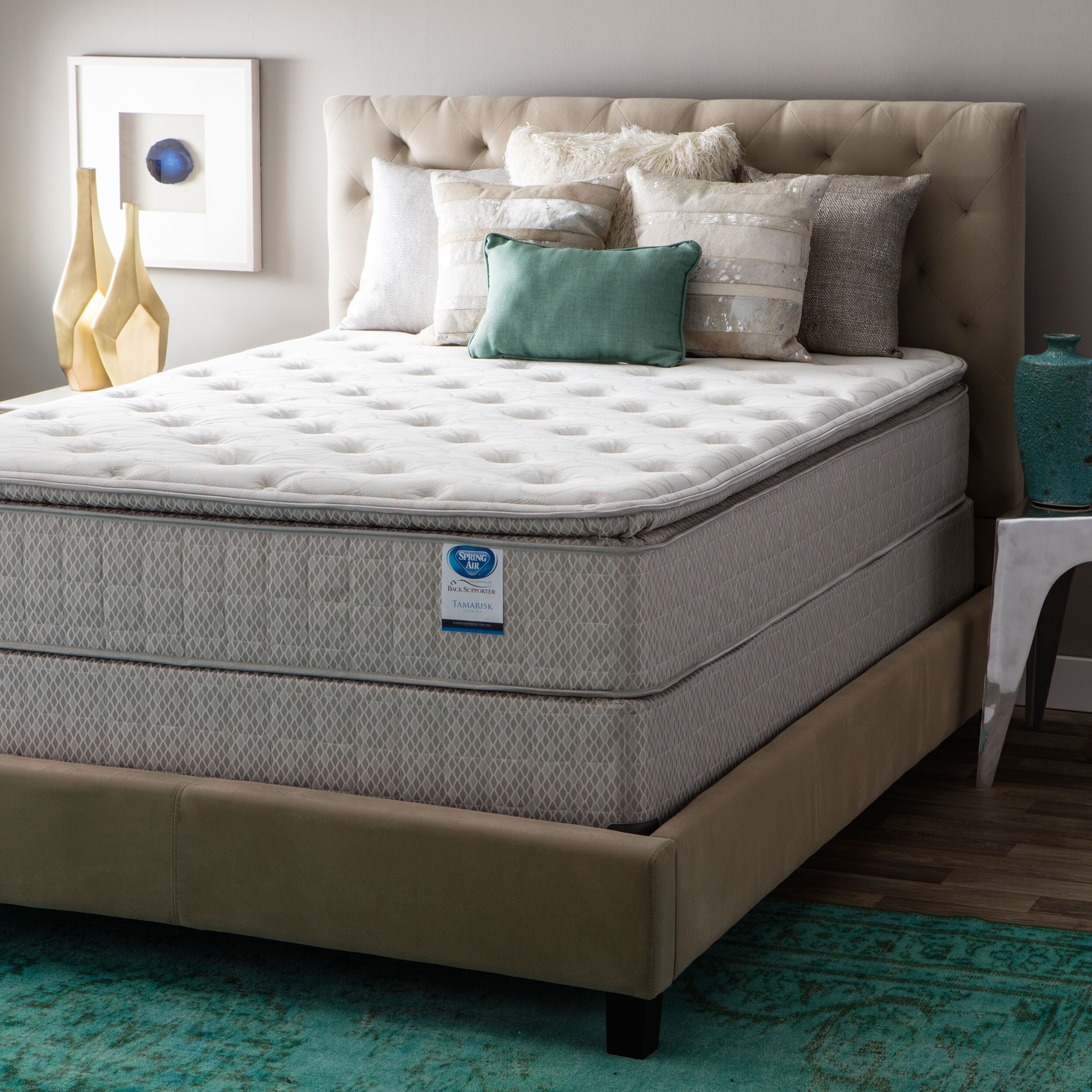 Spring Air Mattresses Sears Spring Air Value Collection Pillow Top Twin Size Mattress Set