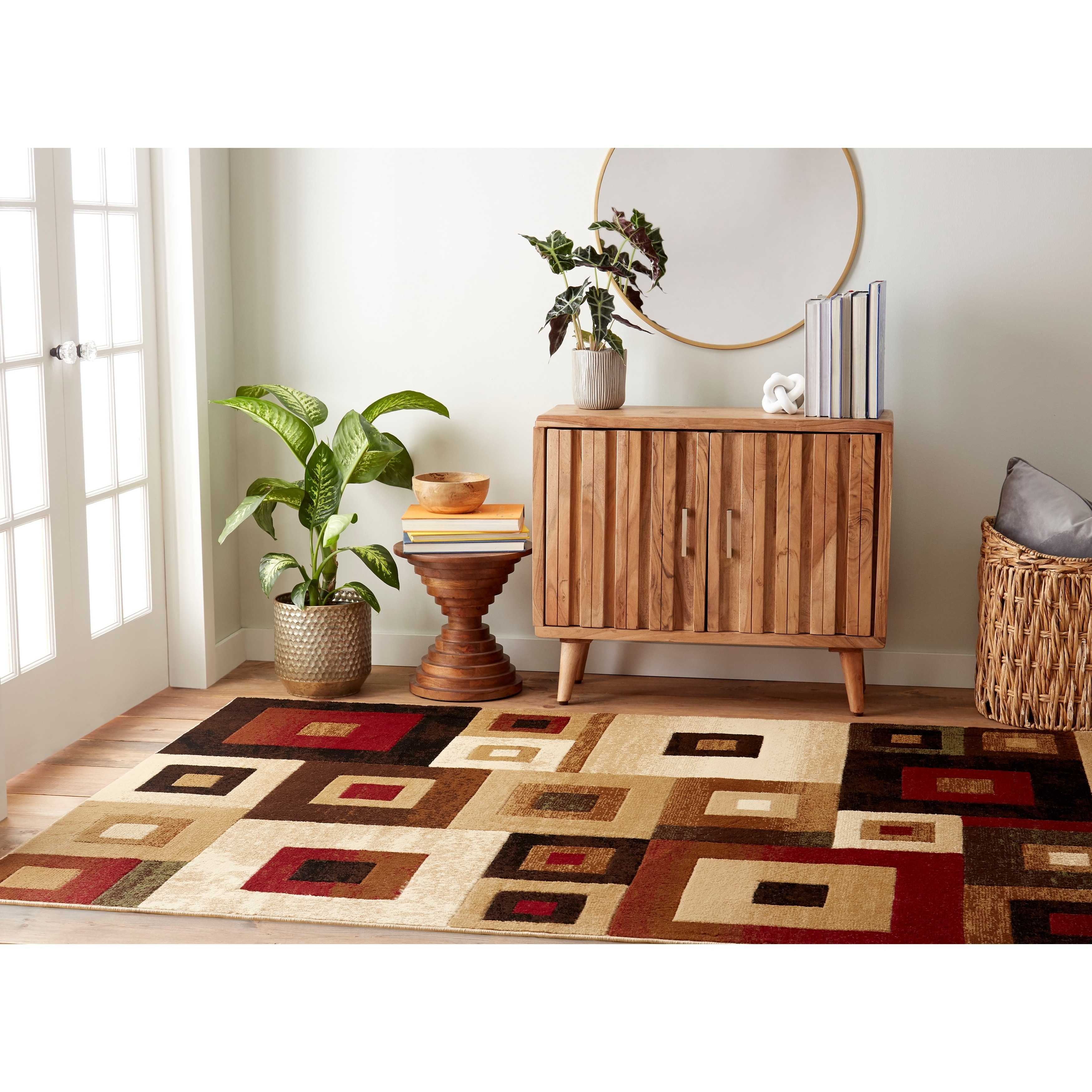Home Dynamix Area Accent Rugs Sears Home Dynamix Tribeca Collection Contemporary Multicolored Area Rug 7 10 X 6