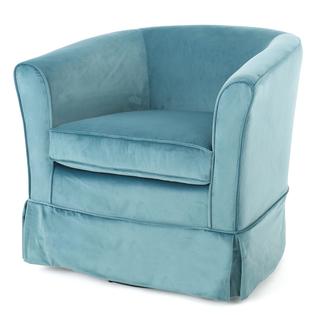 Christopher Knight Home Cecilia Velvet Swivel Club Chair by