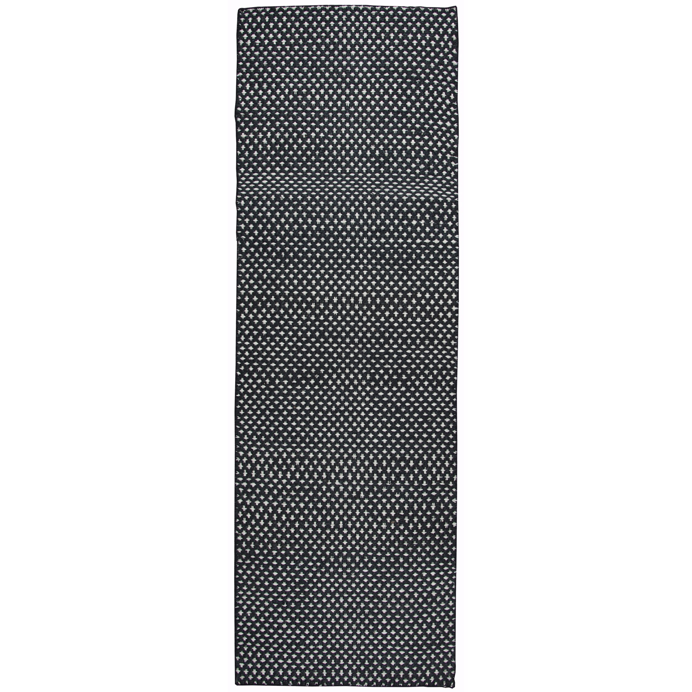 Rizzy Home Hand Woven Ellington Black Jute Wool Pattern Runner Area Rizzy Home Hand Woven Ellington Black Jute Wool Pattern Runner Area Rug 2 6 X 8