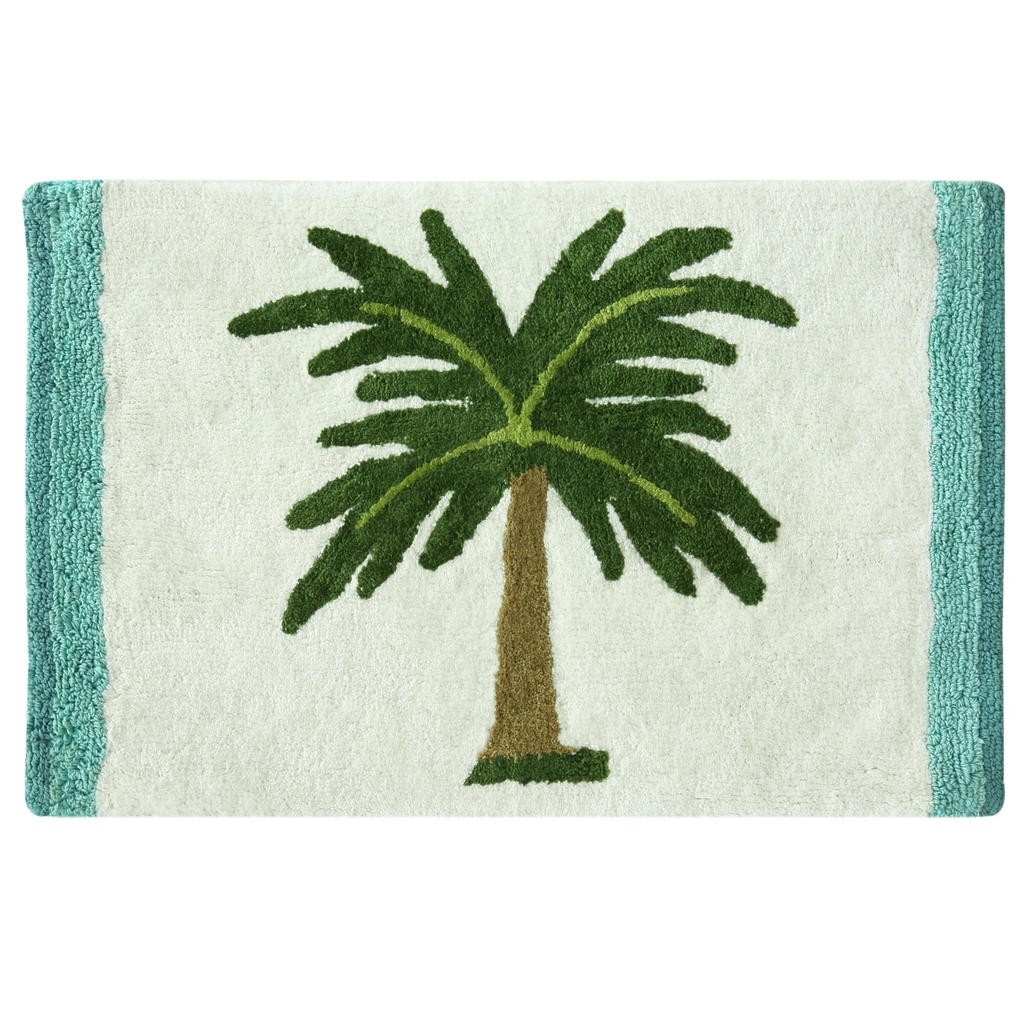 Palm Tree Bath Mats Rugs Bacova Palm Tree Bath Rug 20 X 30 White