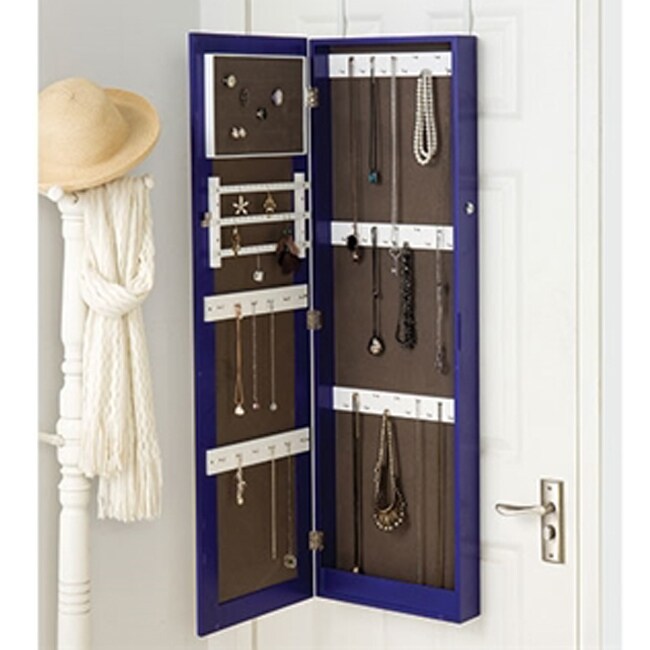 Ross Simons Safekeeper Wall Mirror Jewelry Cabinet Dormco Purple Full Length Hanging Mirror With Jewelry Cabinet