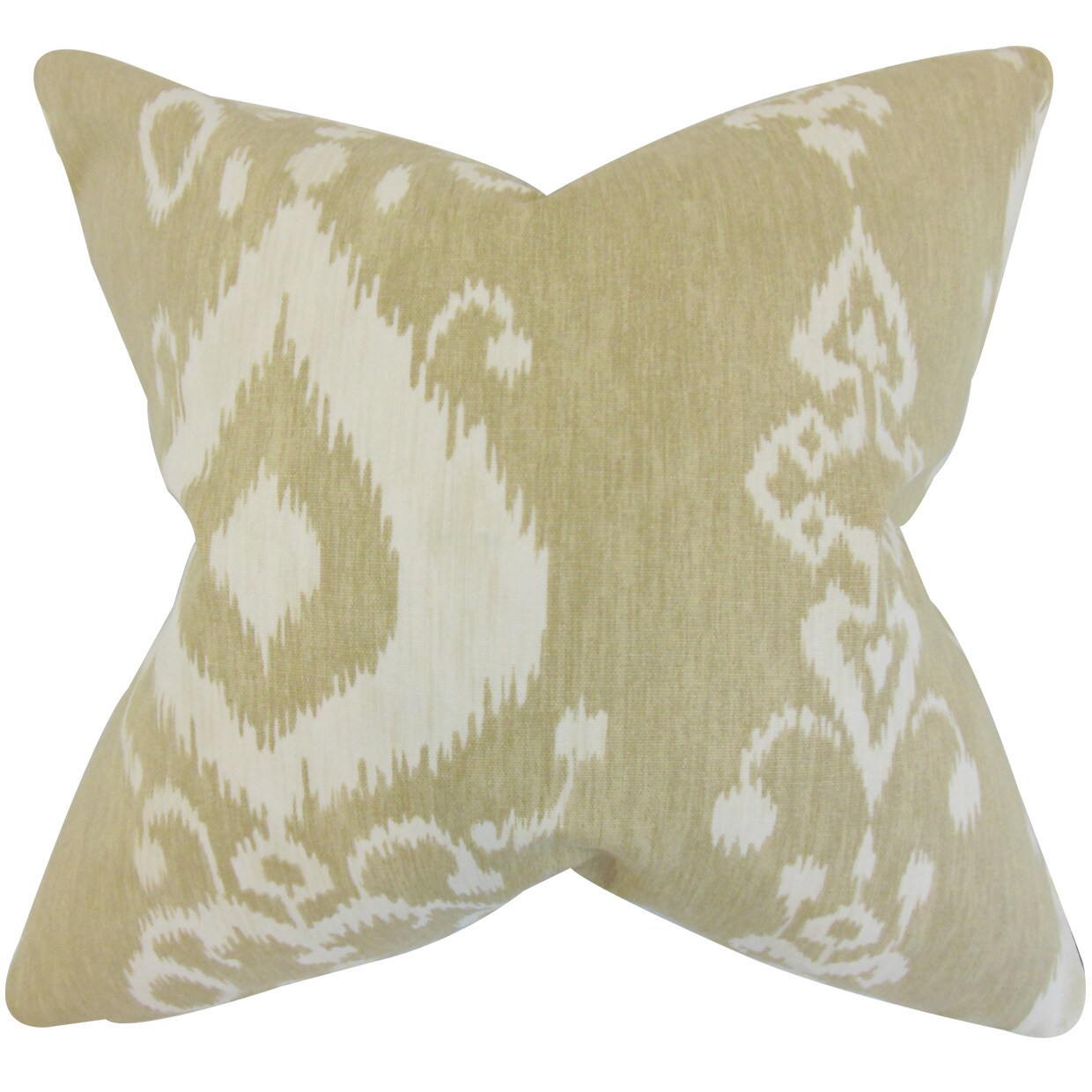 the pillow collection katti ikat 24 inch down feather throw pillow jute 24 x - The Pillow Collection the pillow collection katti ikat 24 inch down feather throw pillow jute 24 x - The Pillow Collection