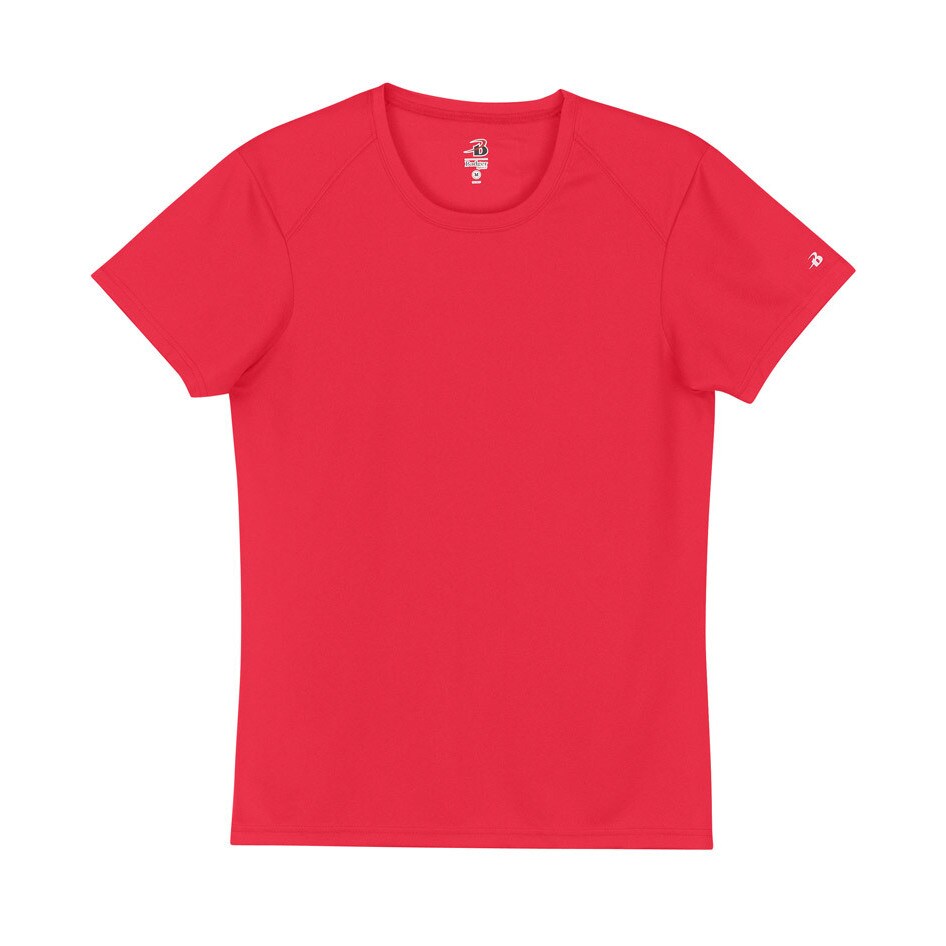 &nbsp; B-core Women's Short-sleeve Performance Hot Coral T-shirt