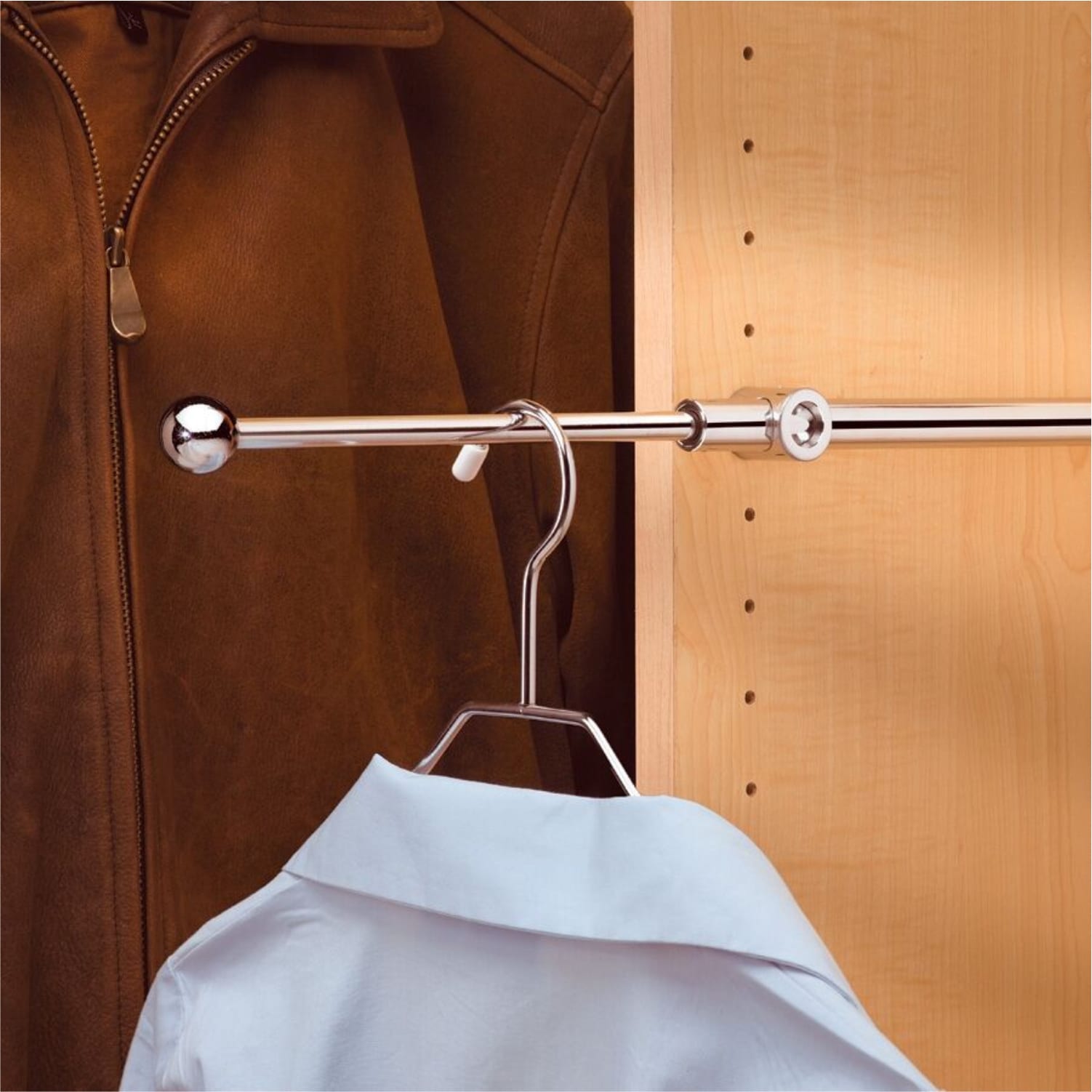 Rev A Shelf Chrome Metal 14 Inch Pull Out Closet Valet Clothes Rod Rev A Shelf Chrome Metal 14 Inch Pull Out Closet Valet Clothes Rod Cr