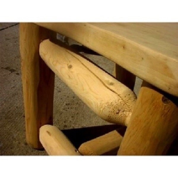 Wwr Wclbb Kunkle Holdings Llc White Cedar Log Rustic Backless