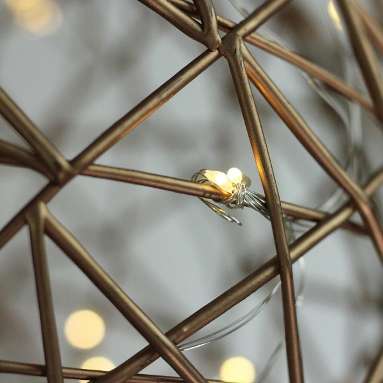 8 warm white led lighted hanging wire ball christmas ornament decoration - Lighted Wire Christmas Decorations 8 warm white led lighted hanging wire ball christmas ornament decoration - Lighted Wire Christmas Decorations