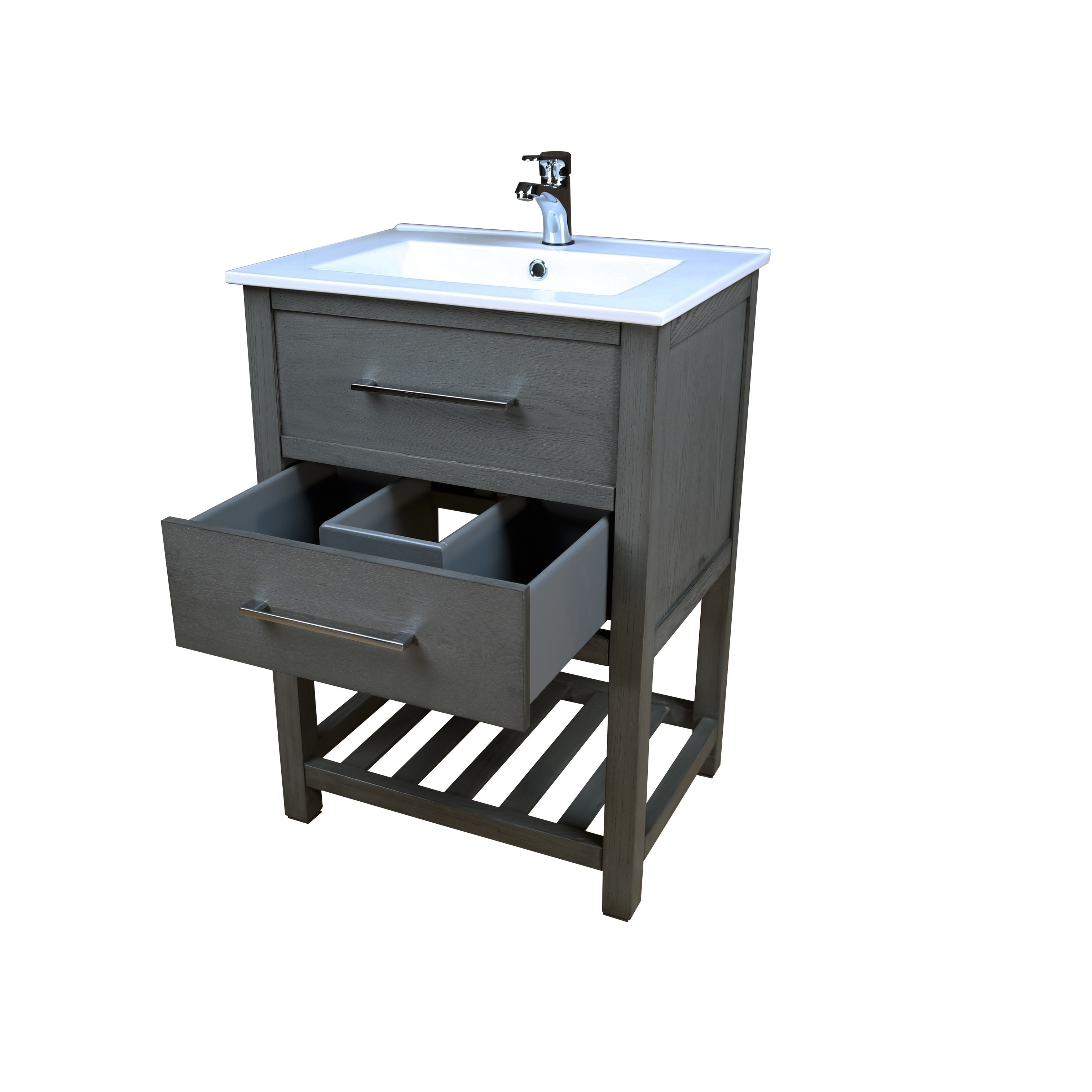 Empire Industries Bathroom Sinks Vanities Sears Empire Industries Priva 24 In W X 18 25 D Vanity Greywood With
