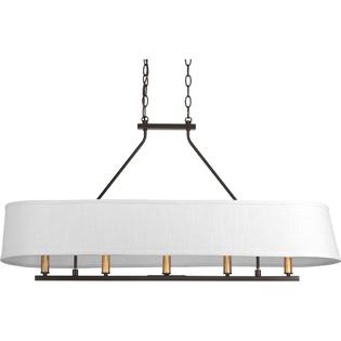 Progress Lighting P4617 20 Cherish 5 Light Linear Chandelier