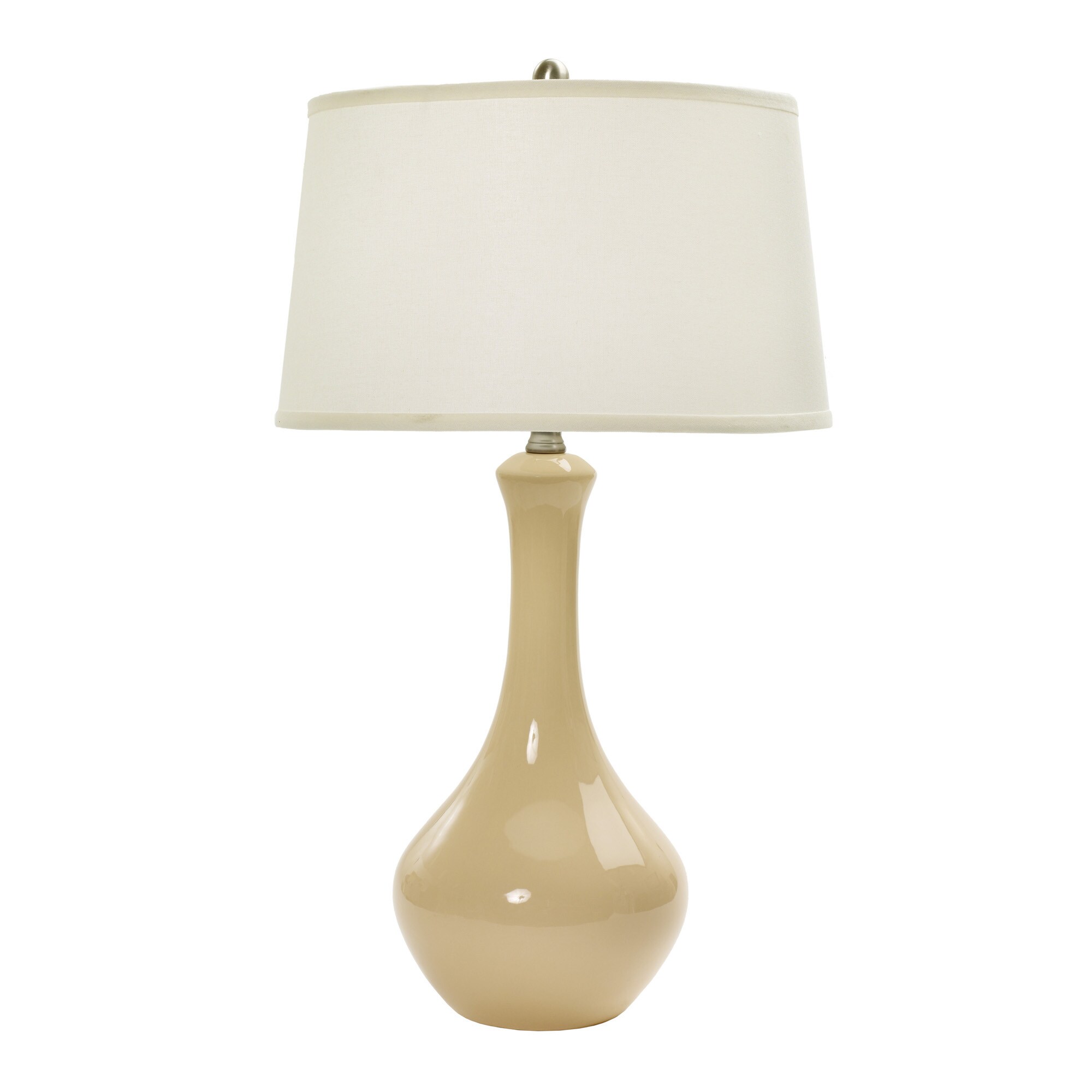 Fangio Lighting 30 Inch Bone Ceramic Table Lamp Brushed Steel Fangio Lighting 30 Inch Bone Ceramic Table Lamp Brushed Steel Accents