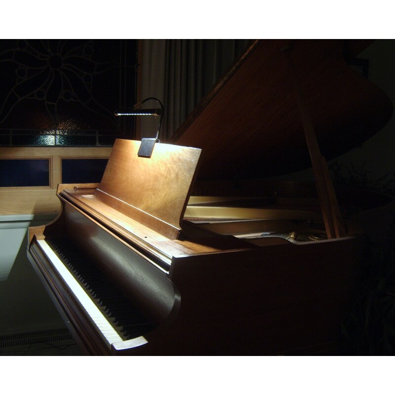 Cocoweb 19 Led Grand Piano Lamp Antique Brass Cocoweb 19 Led Grand Piano Lamp Antique Brass 4
