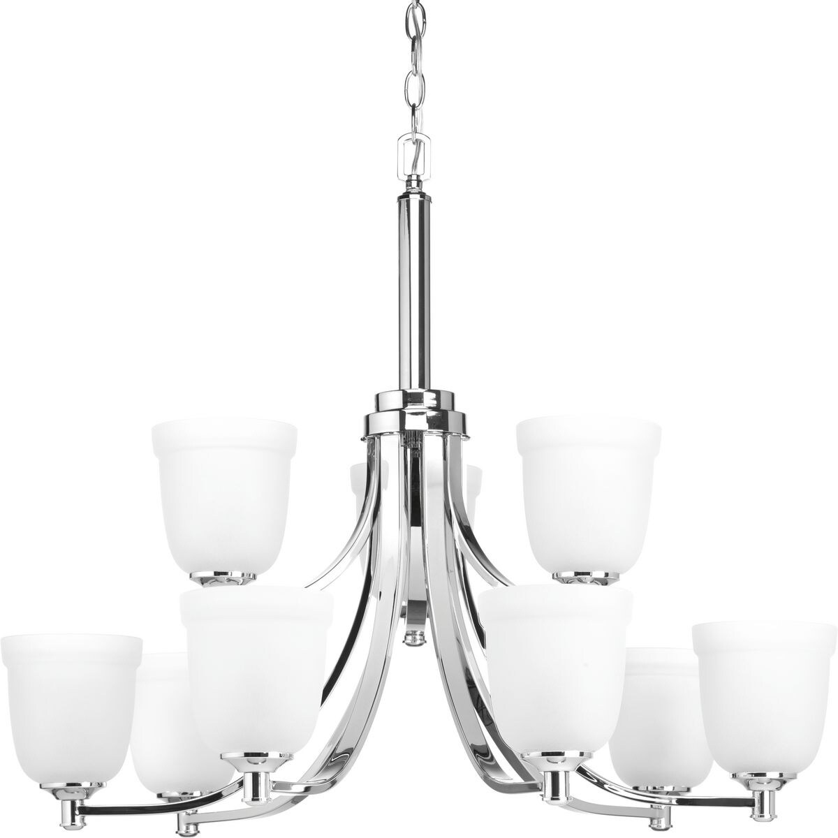 Hampton Bay Nove 3 Light Brushed Nickel Chandelier Progress Lighting Classic Collection 3 Light Brushed Nickel Chandelier