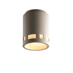 Off White Ceiling Lights Sears Justice Design Group Radiance Bisque 1 Light Flush Mount Cylinder With
