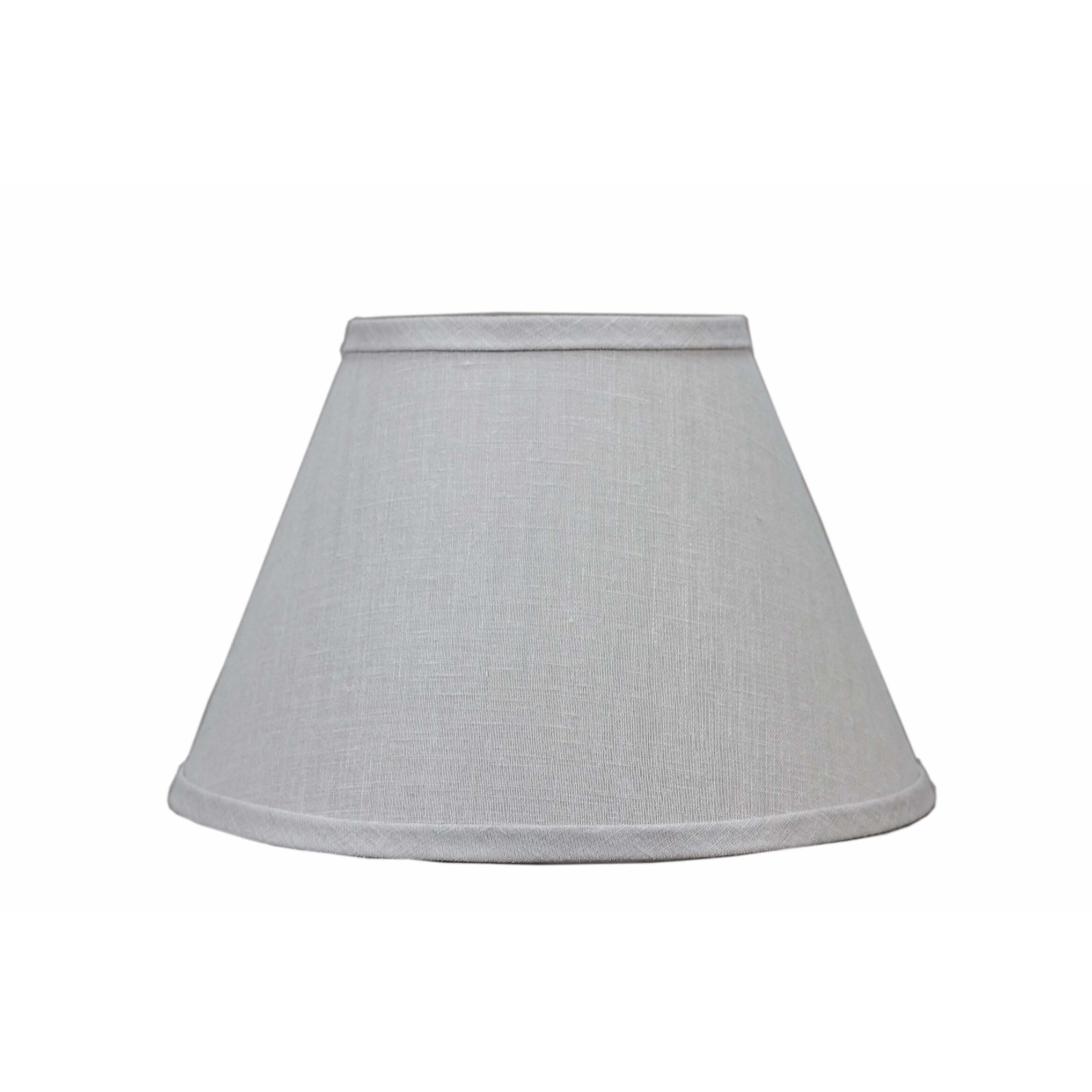 Clip On Lamp Shades Somette Bone Linen 8 Inch Empire Lamp Shade With Regular Clip