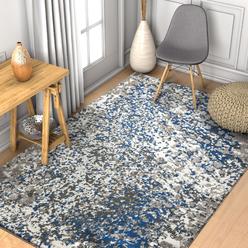 Well Woven Area Accent Rugs Sears Well Woven Abstract Modern Blue Grey Area Rug 7 10 X