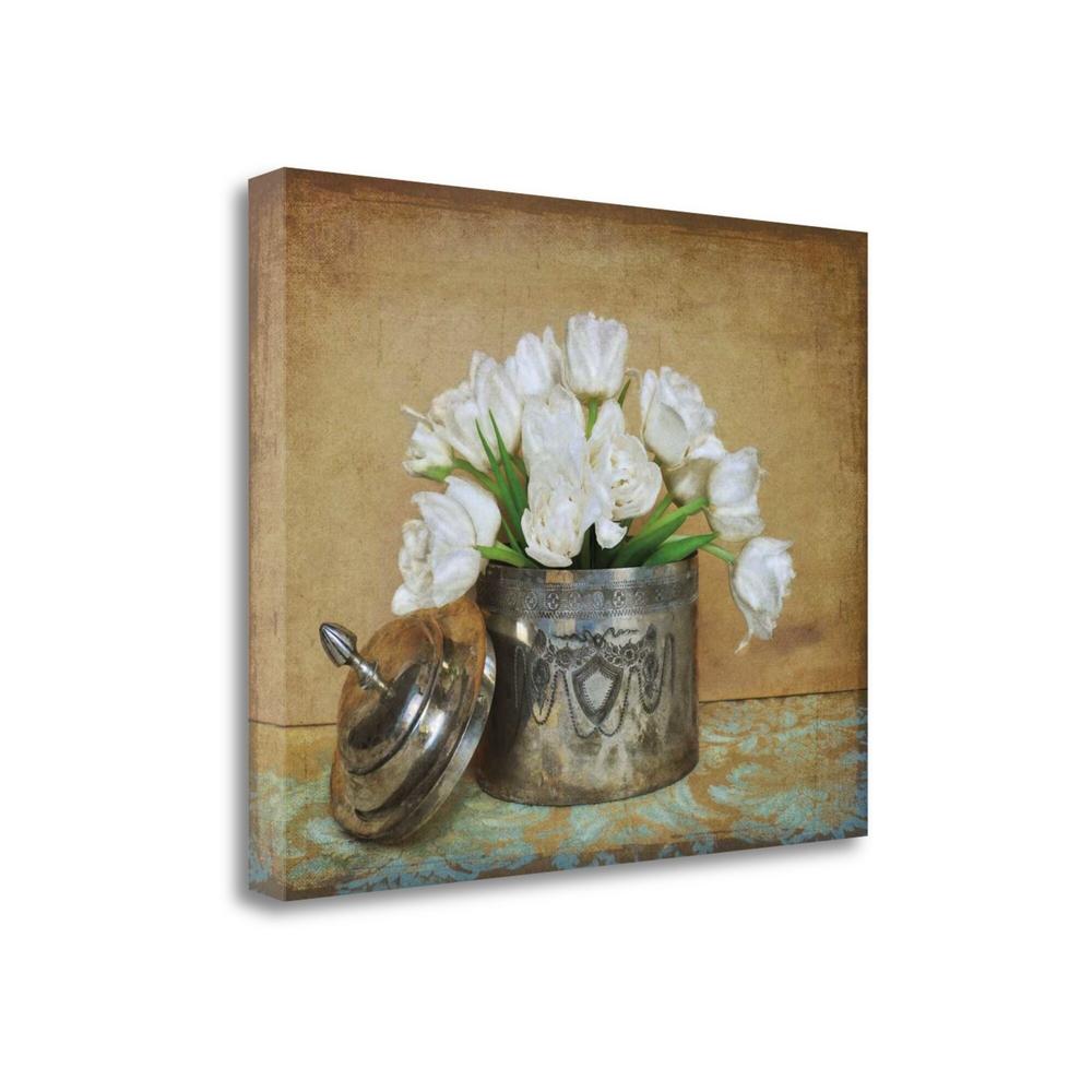 Tangletown Fine Art Vintage Tulips II By Cristin Atria,  Gallery Wrap Canvas
