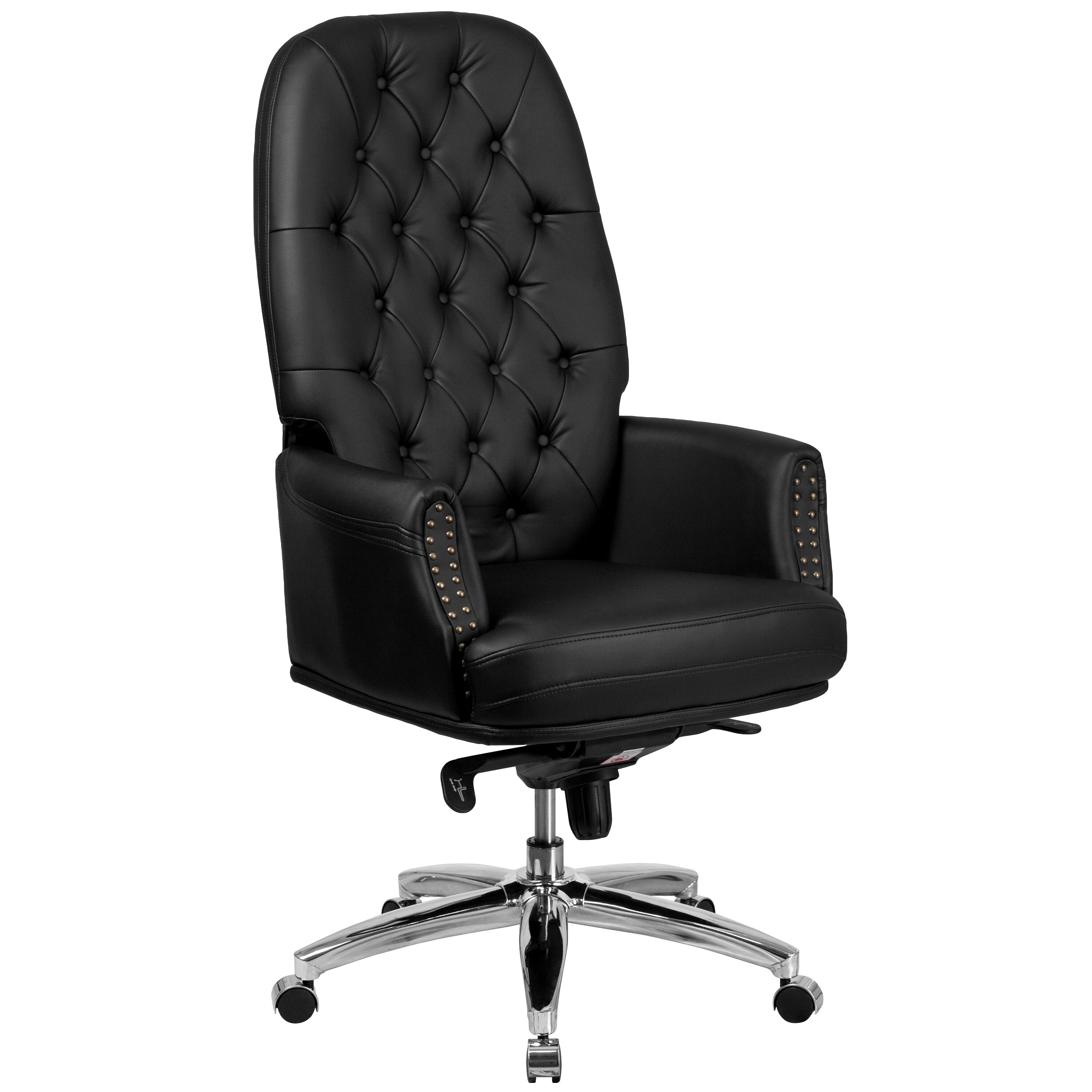 A Line Furniture Black Leather On Tufted Swivel A Line Furniture Black Leather On Tufted Swivel Executive Office Chair