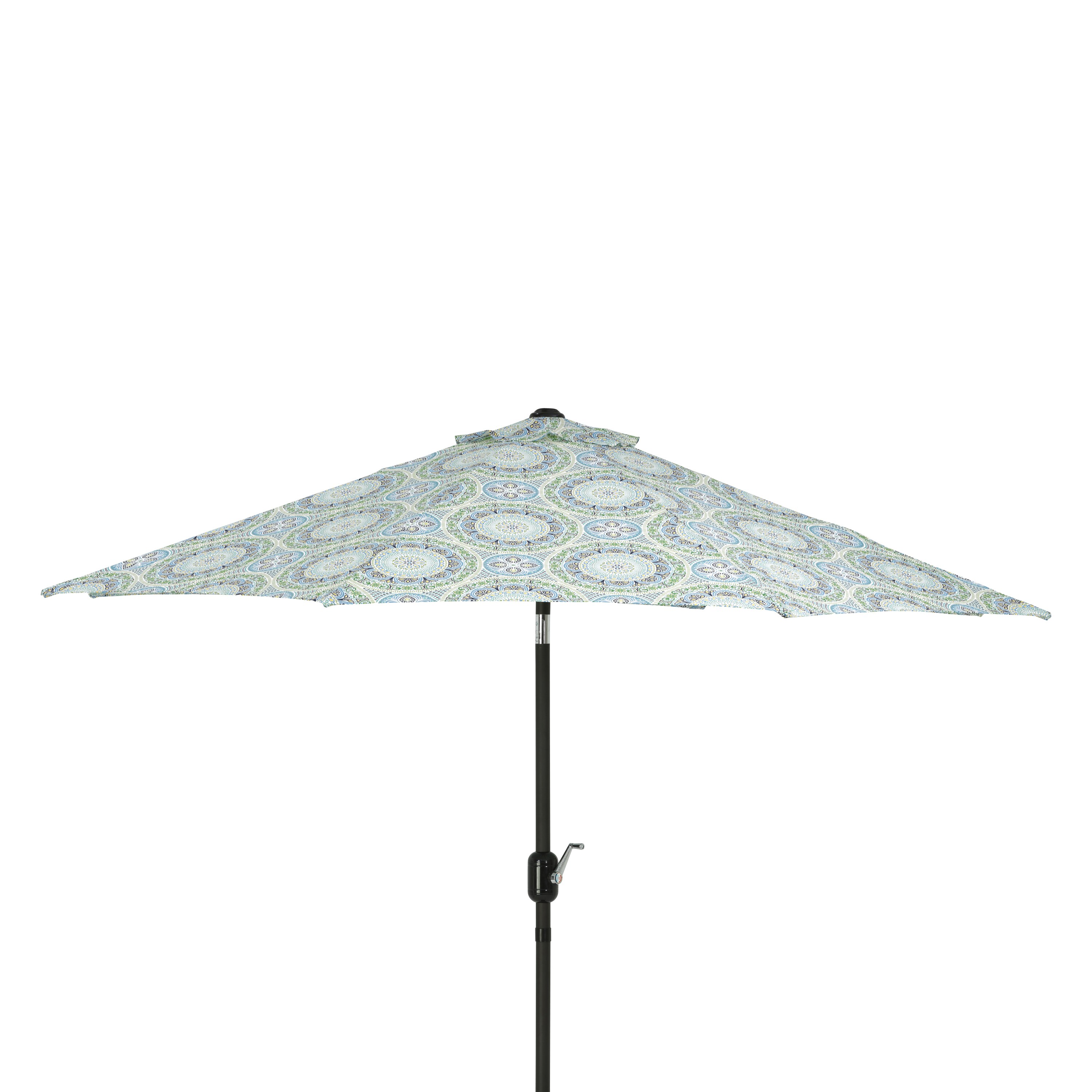 Pillow Perfect Patio Umbrellas Bases With Free Shipping Kmart Pillow Perfect Delancey Lagoon 9 Foot Patio Market Umbrella