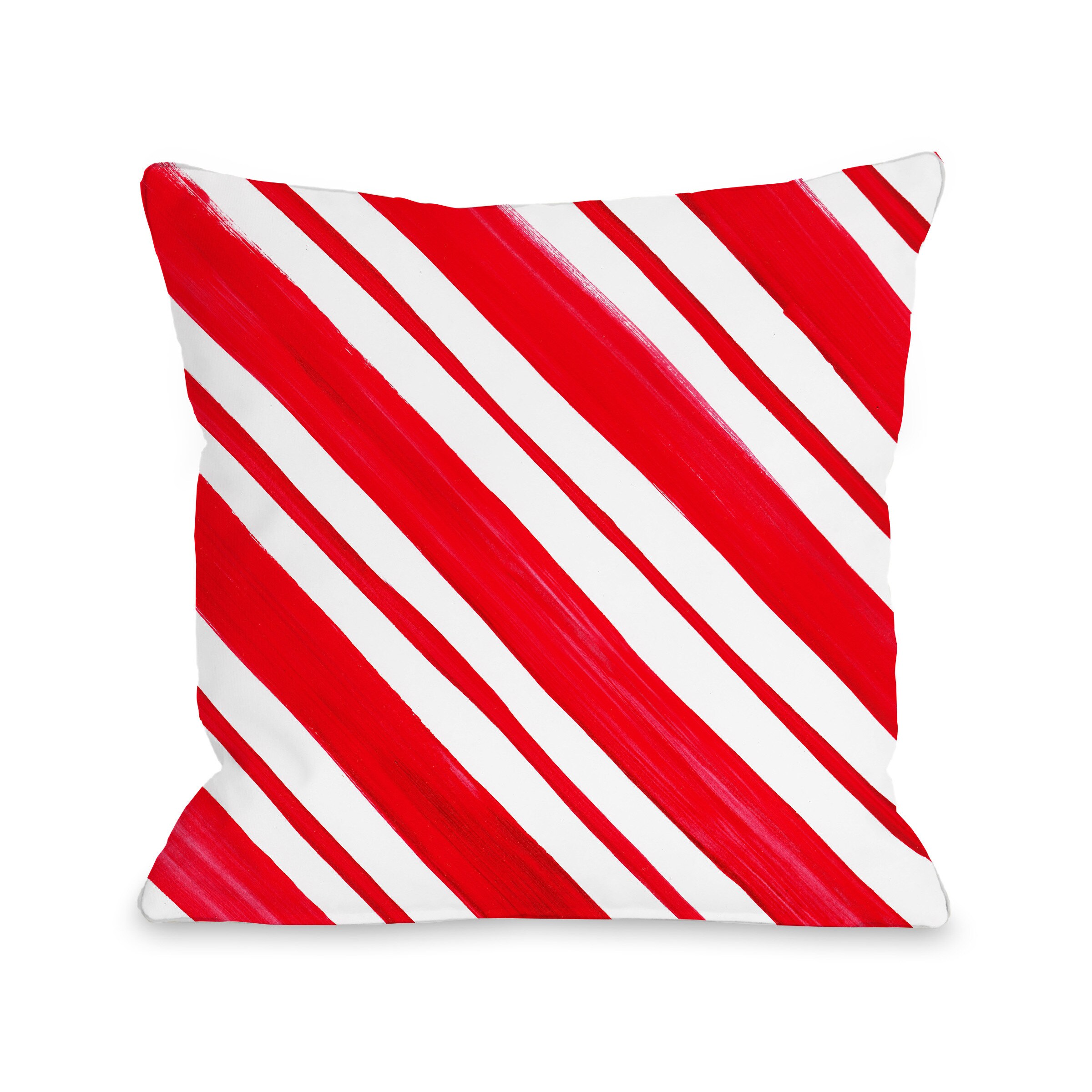 One Bella Casa Timree Gold Candy Stripe Red Microfiber Throw One Bella Casa Timree Gold Candy Stripe Red Microfiber Throw
