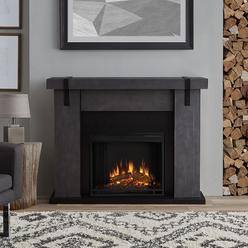 Fireplace Sets Accessories Kmart Real Flame Aspen Electric Fireplace Gray Barnwood