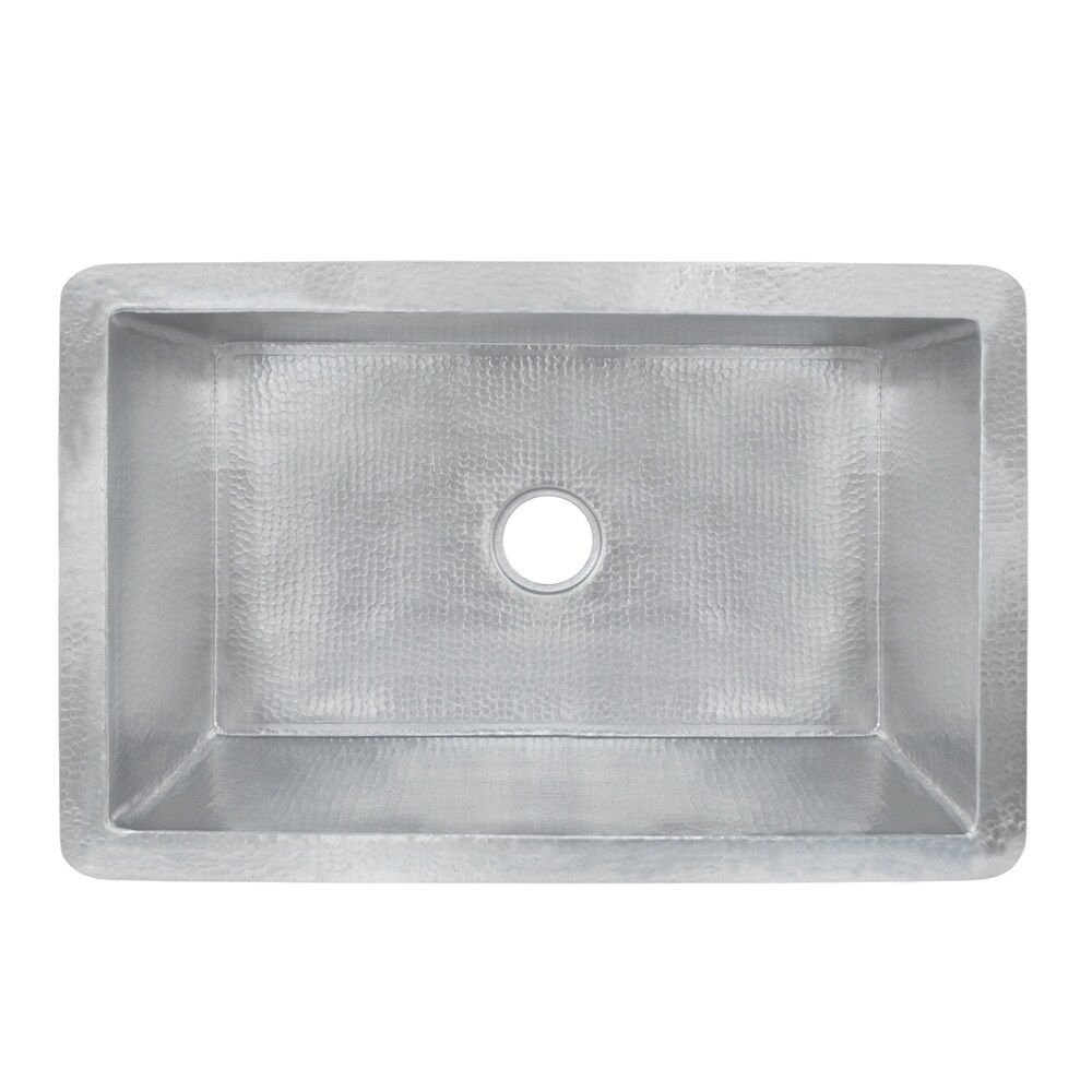 Native Trails Cocina Hand Hammered Brushed Nickel 33 Native Trails Cocina Hand Hammered Brushed Nickel 33 Inch Undermount Kitchen Sink