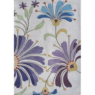 Alliyah Rugs Handmade Light Purple New Zealand Blend Wool Alliyah Rugs Handmade Light Purple New Zealand Blend Wool Rug 8 X 10