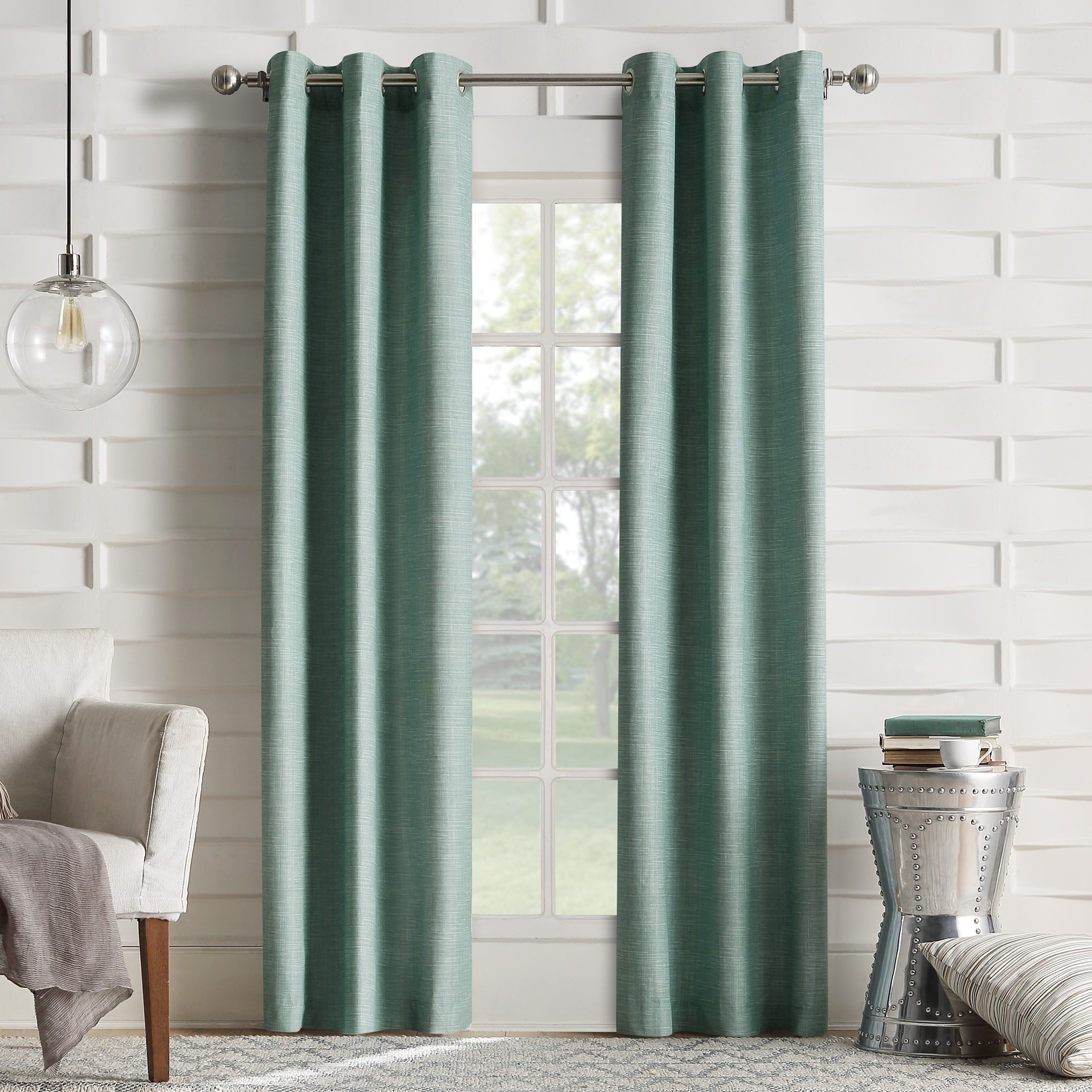 Thermal Lined Patio Panels Sun Zero Dean Grommet Thermal Lined Window Curtain Panel
