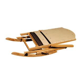 Arcadia Home Furnishings Aspen Natural Brown Wood Folding Rocking Chair