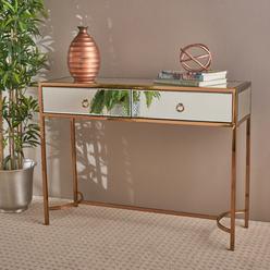 Christopher Knight Home Accent Tables Kmart Christopher Knight Home Arthur Modern Mirrored 2 Drawer Console Table By