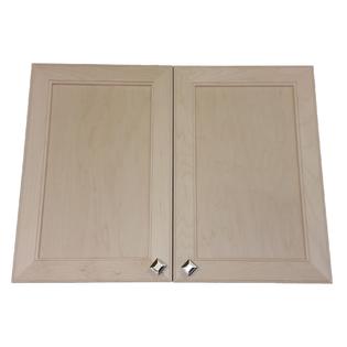 Wg Wood Products Village Square Knob Double Door Frameless
