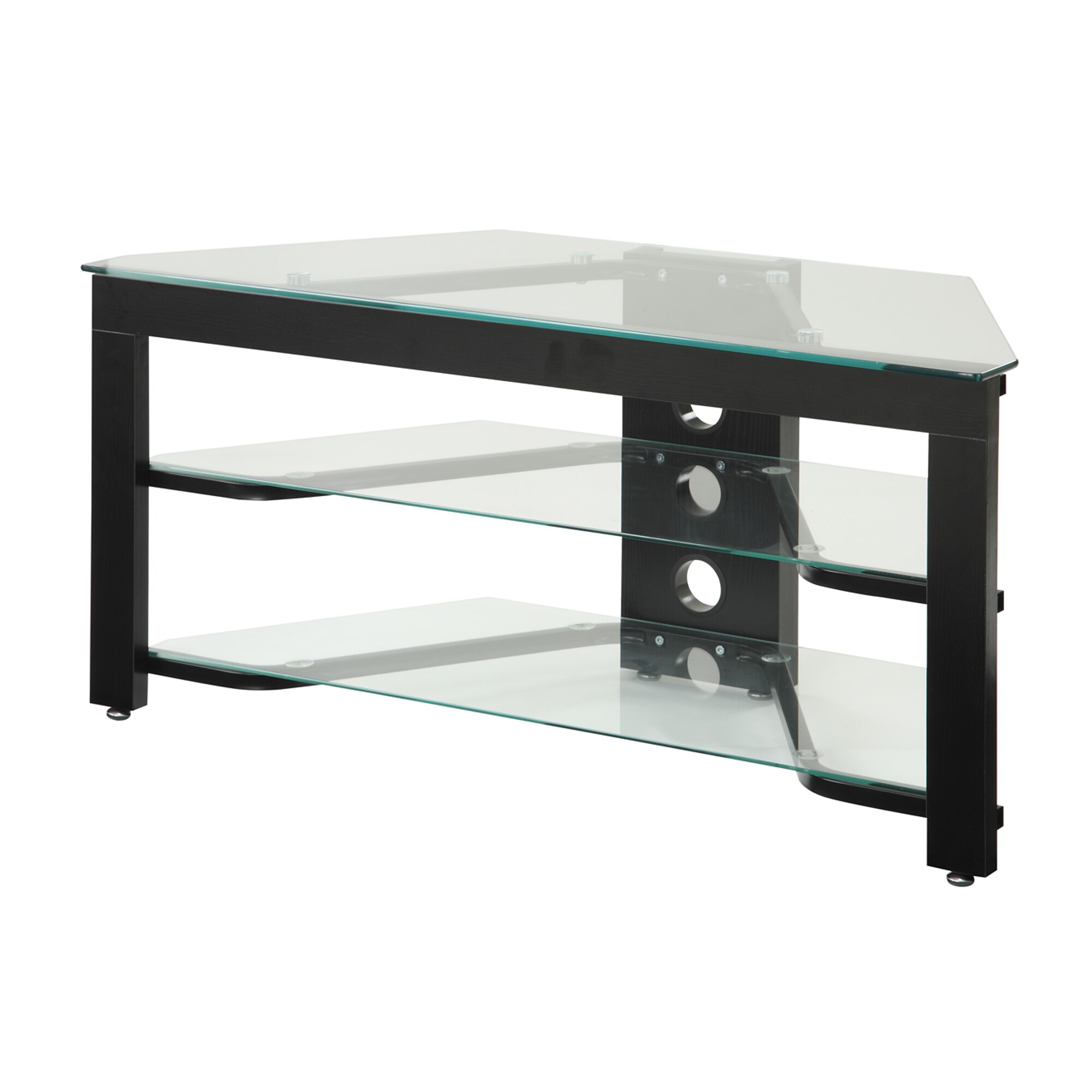 Convenience Concepts Inc Designs2go Wood And Convenience Concepts Inc Designs2go Wood And Glass Black Tv Stand