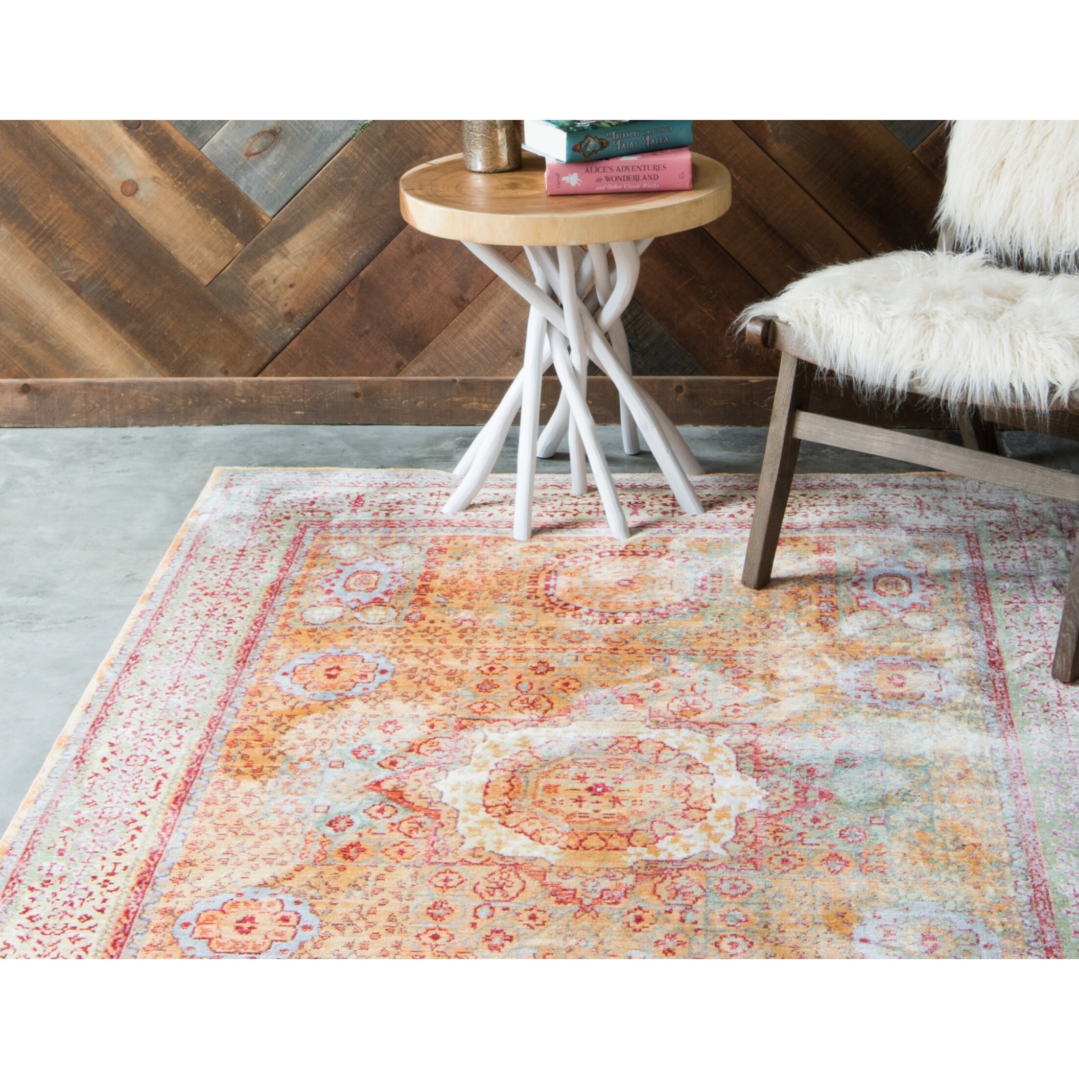 Unique Loom Strophic Austin Area Rug 7 X 10 Gold
