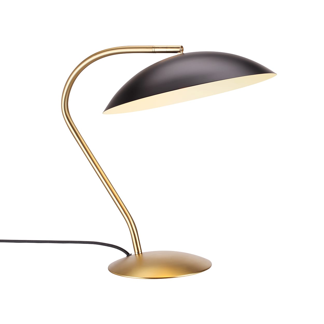 Black Table Lamps With Free Kmart Stilnovo Usa Hans Andersen Home Cobra Collection Brass Finished Steel 60 Watt 1 Black White