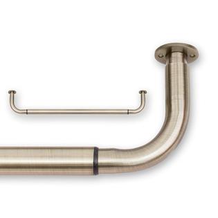 Pinnacle Barricade Adjule Energy Saving Wraparound Curtain Rod Pinnacle Barricade Adjule Energy Saving Wraparound Curtain Rod 96 To 144 Inch