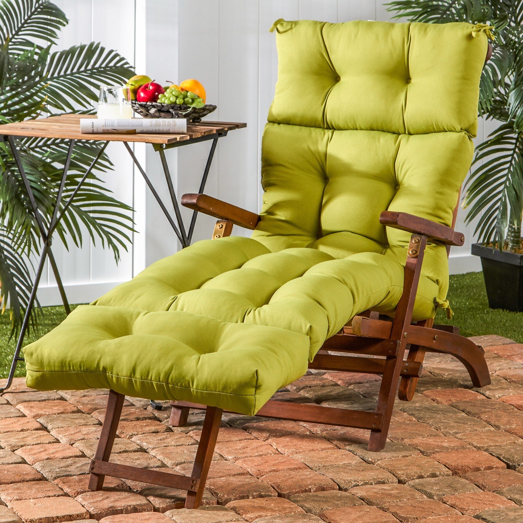 Greendale Home Fashions Replacement Cushions Green Kmart Greendale Home Fashions Outdoor Kiwi Chaise Lounger Cushion 22 W X 72 L