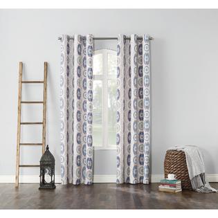 Sun Zero Carlene Grommet Thermal Lined Window Curtain Panel