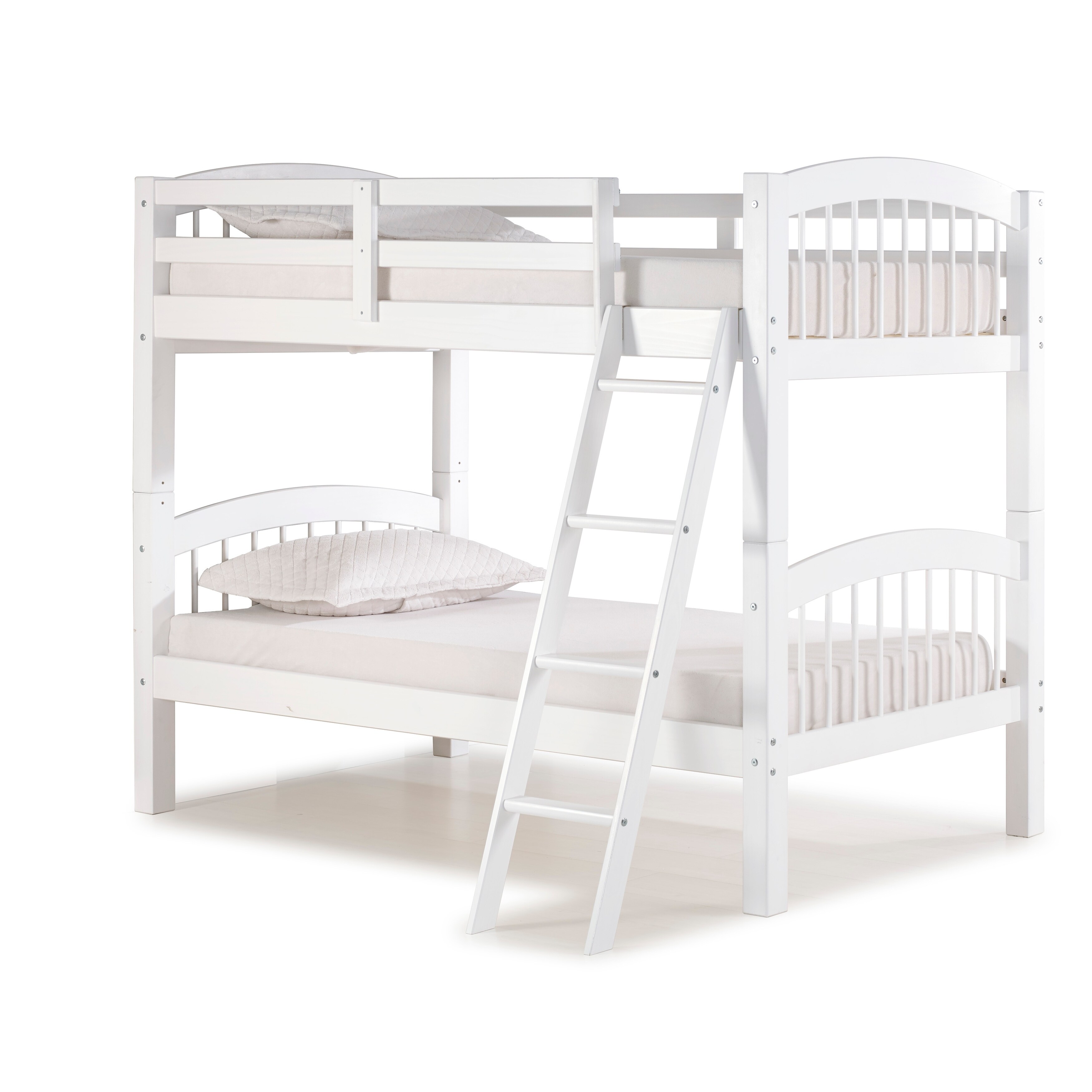 Bolton Furniture Spindle Twin Over Bunk Bed White Bolton Furniture Spindle Twin Over Bunk Bed White 2