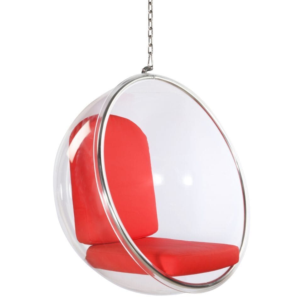 Fine Mod Imports Plastic Bubble Hanging Chair