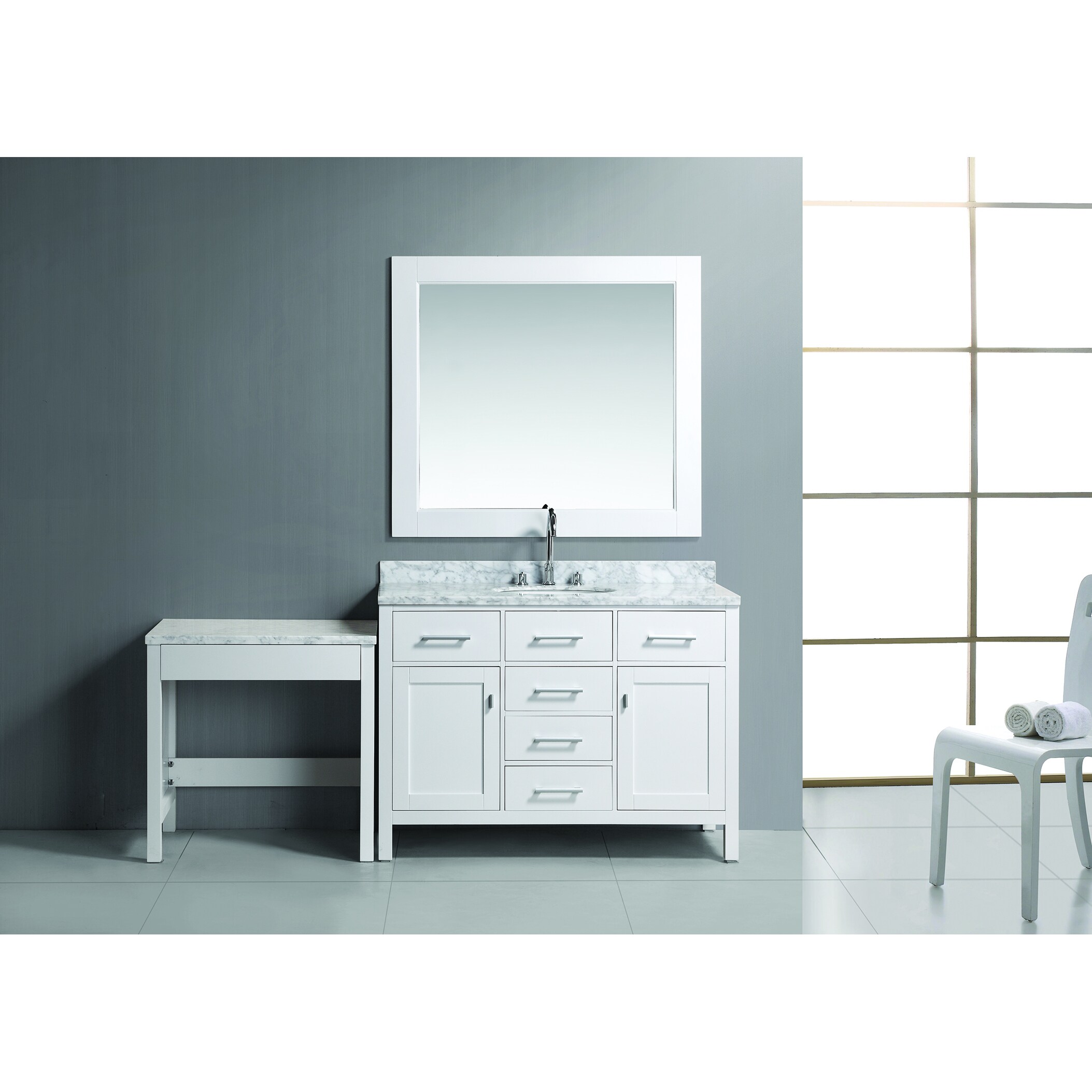 Design Element Bathroom Vanities Sears Design Element Group Dec076c W Mut 48 In London Single Sink