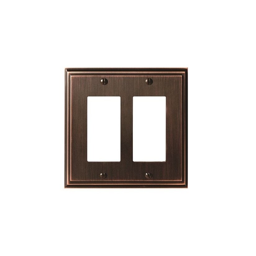 Amerock Mulholland 2 Rocker Oil Rubbed Bronze Wall Plate