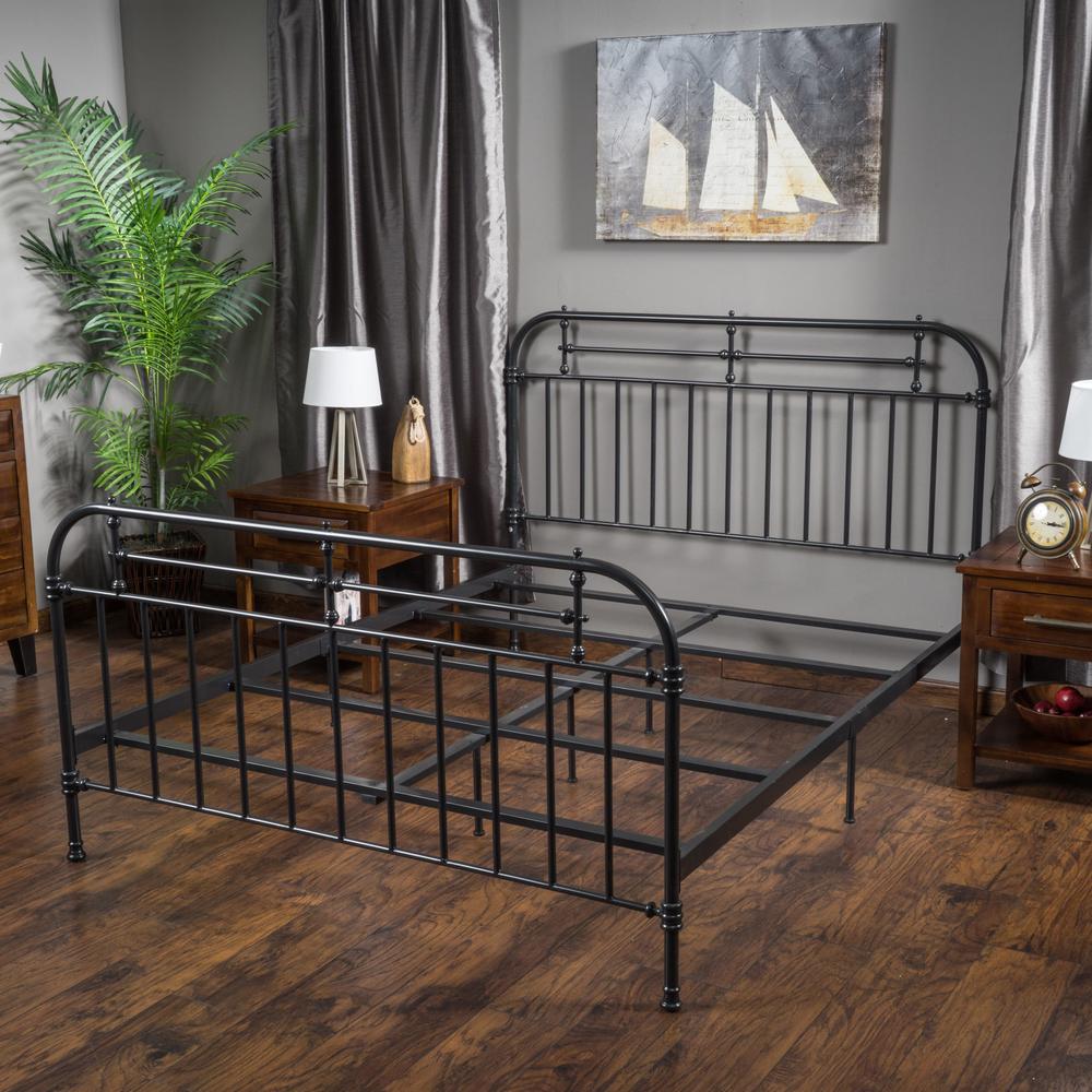 Christopher Knight Home Nathan King Size Metal Bed Frame by